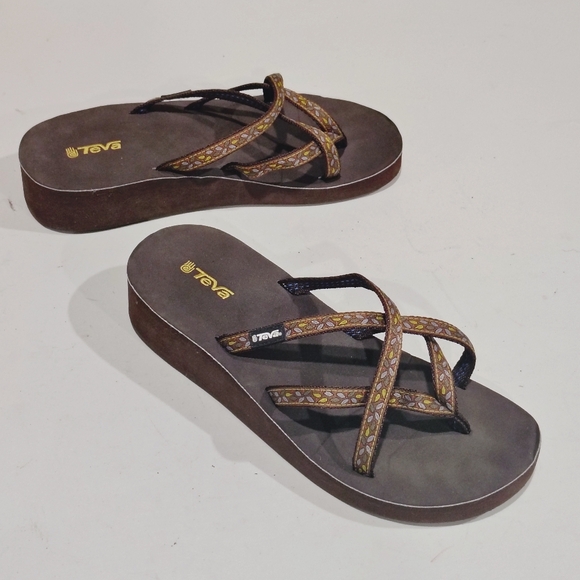 Teva Women's Brown Sandals Size 10 - Picture 12 of 12